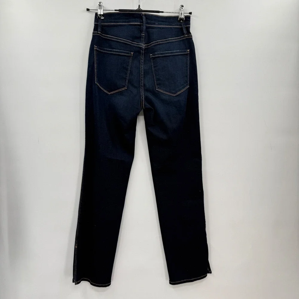 FRAME Denim Le‎ Sylvie Slender Straight Leg Jeans Size 25 Dark Wash Women's